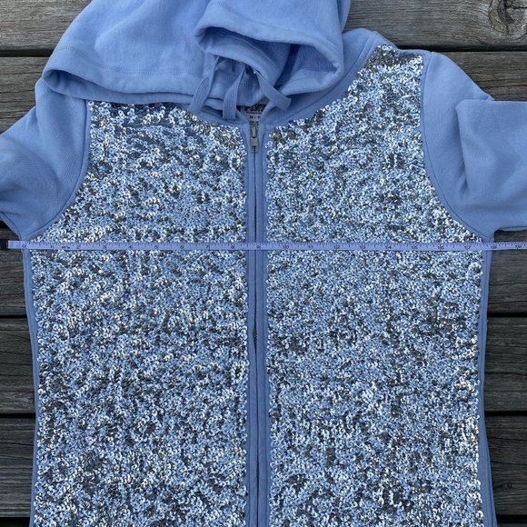 Victoria's Secret PINK Lavender Bling Perfect Zip Hoodie - Picture 4 of 16